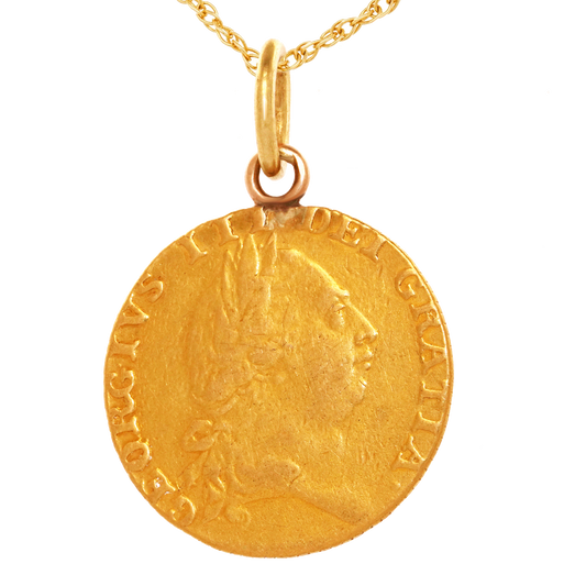 George III Gold Coin Pendant c1787