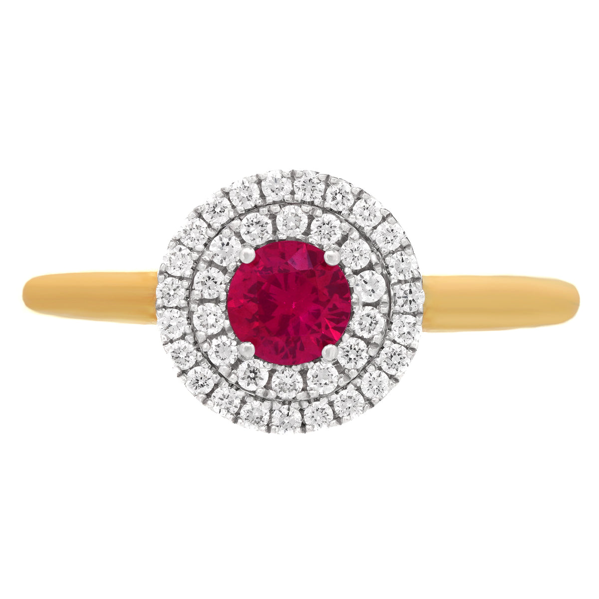#25166 - Spark Ruby & Diamond Ring
