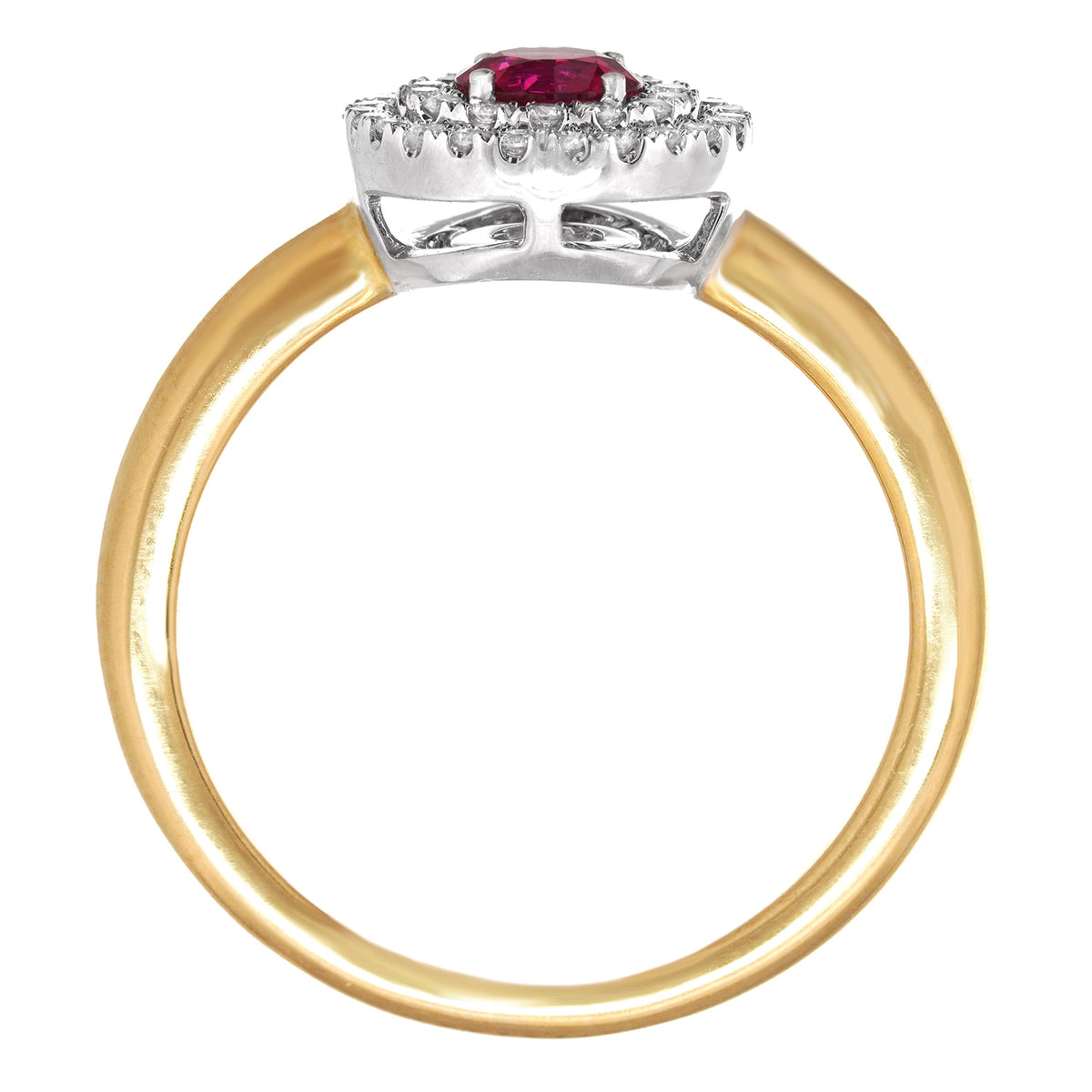 #25166 - Spark Ruby & Diamond Ring