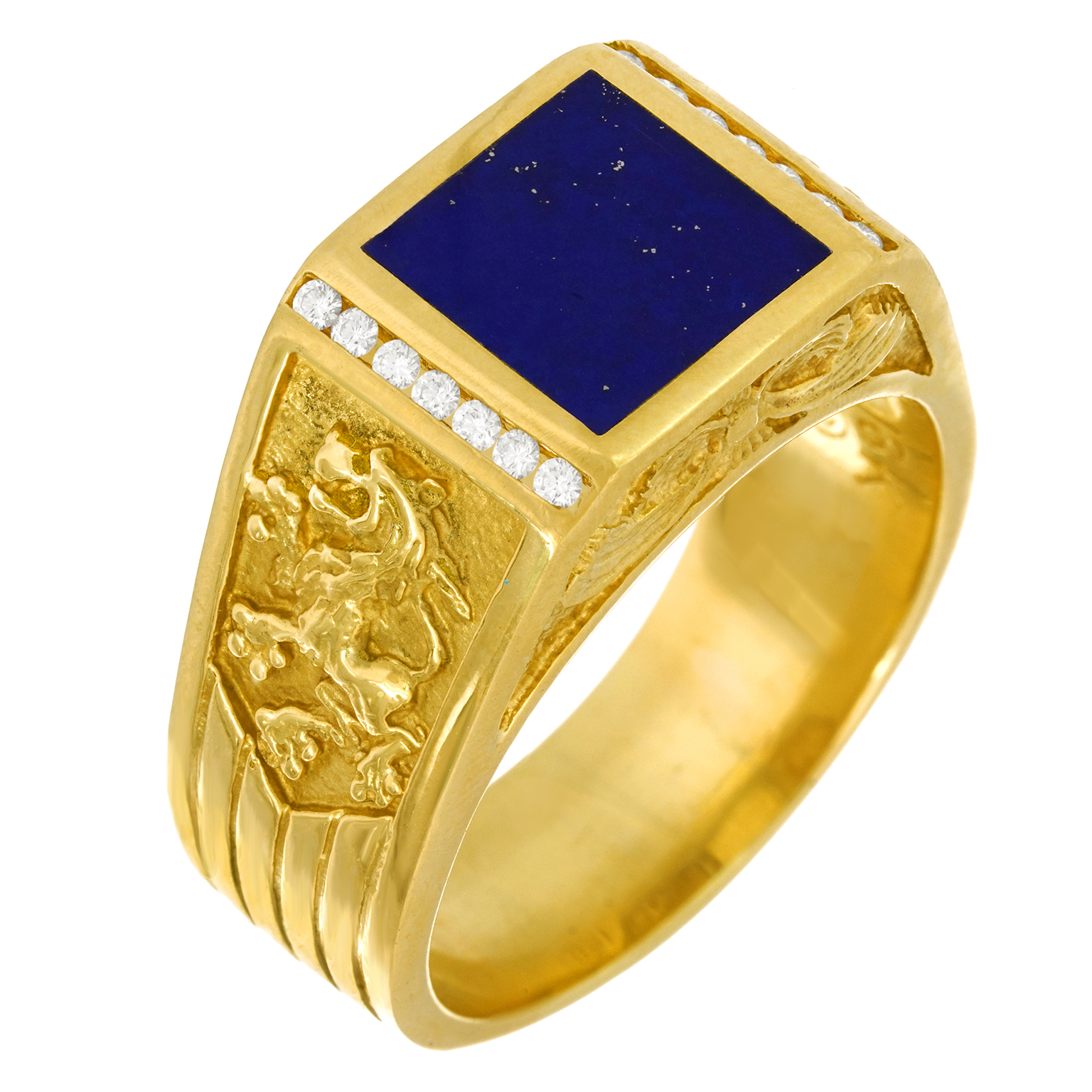 Massive Renaissance Revival Gold Ring
