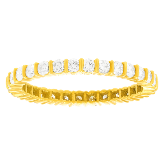 #25308 - 18k Yellow Gold Eternity Band 1.0cttw Size 6 1/2