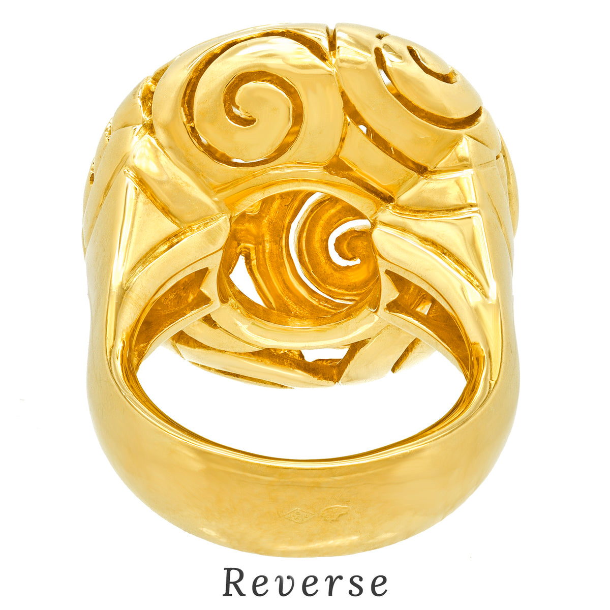 #25398 - Modernist Gold Ring 18k France