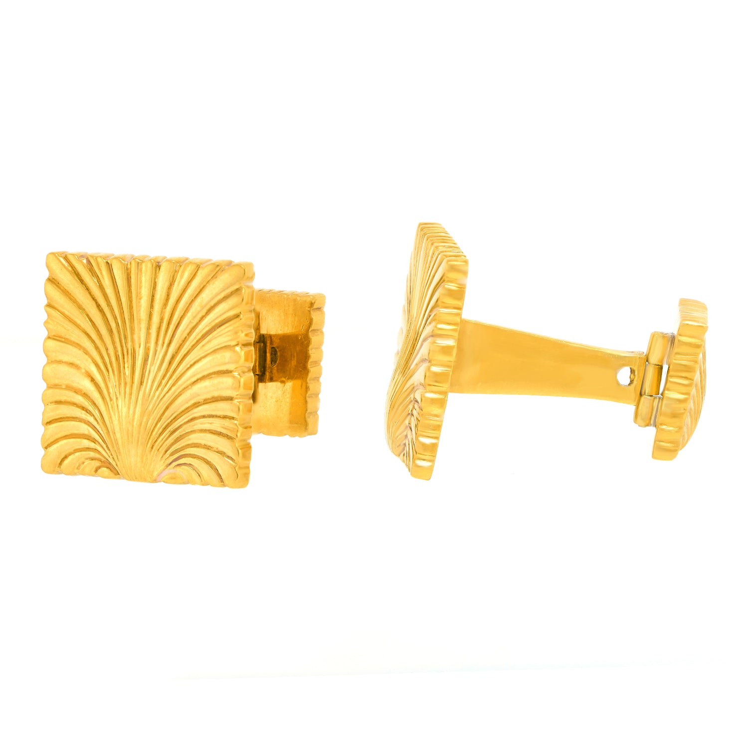 Shell Cufflinks #25448 - Verdura Shell Cufflinks 1970s