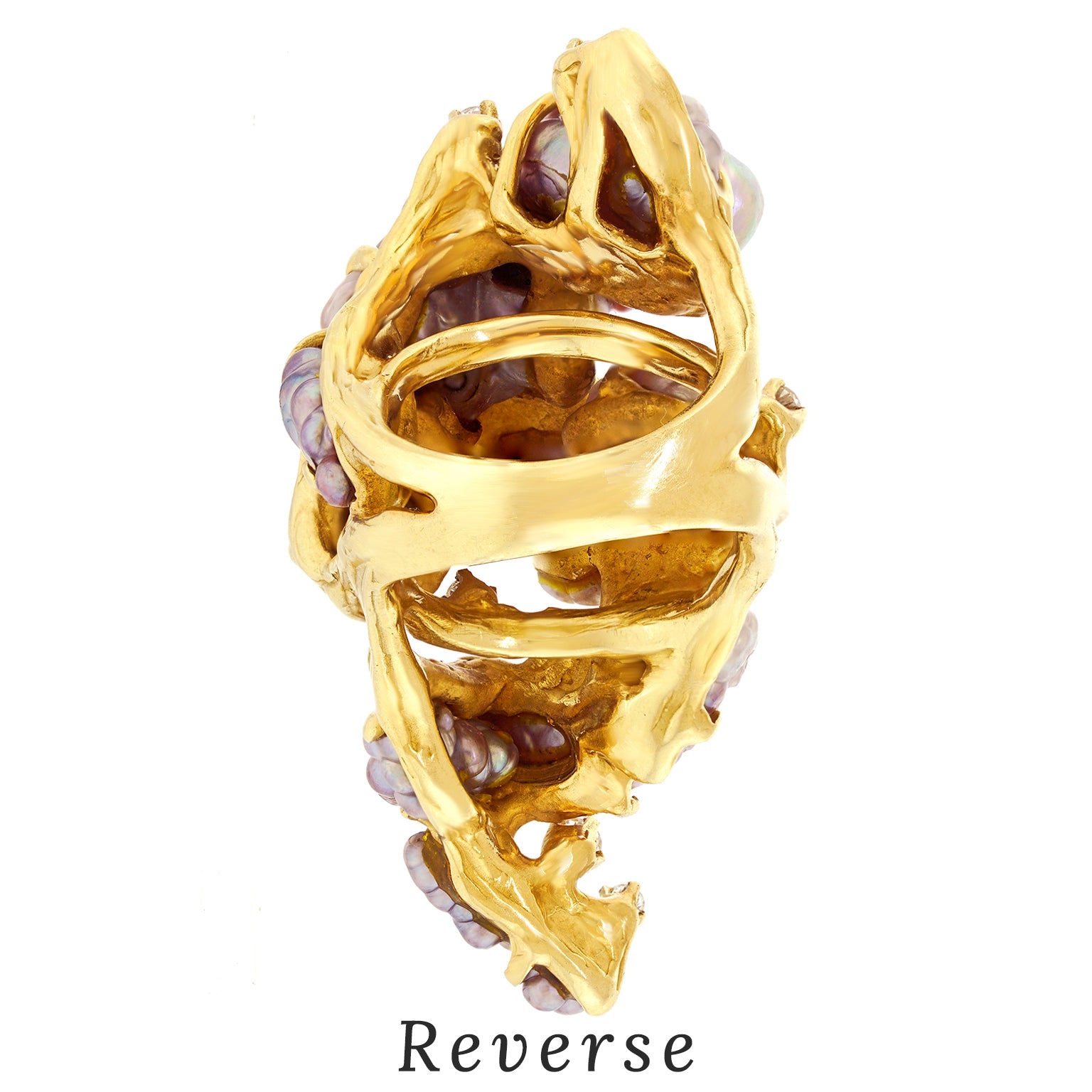 25909- Spectacular J. Arnold Frew River Pearl Ring