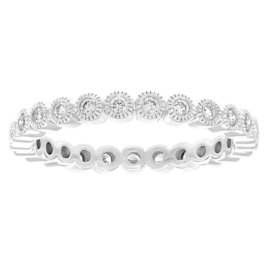#25955 - 18k White Gold Eternity Band .40cttw Size 7