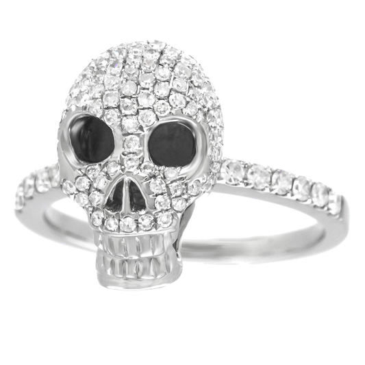 #25993 - Diamond-set Skull Ring