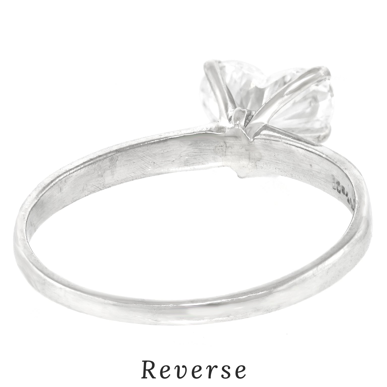 26014 155 Carat Heart Shaped Diamond Ring 