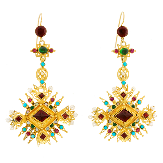 #26095 - Neil Lane Extra Fabulous Renaissance Revival Earrings