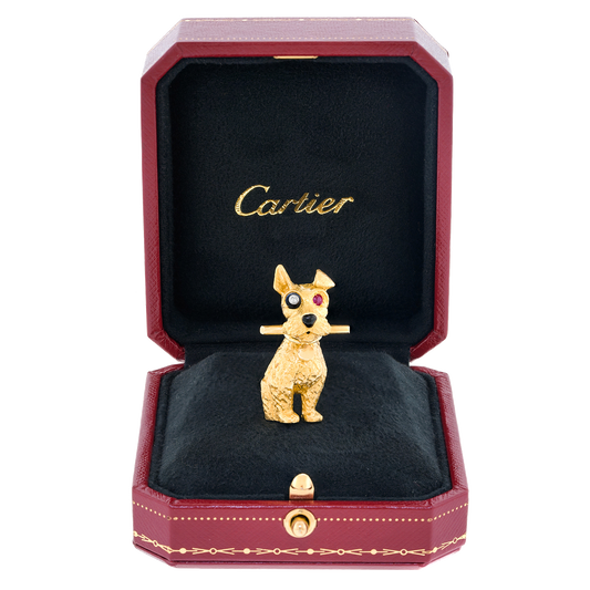 #26120 - Cartier Whimsical Dog Brooch