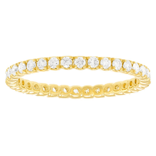 #26145 - 14k Yellow Gold Eternity Band .54cttw Size 6 3/4