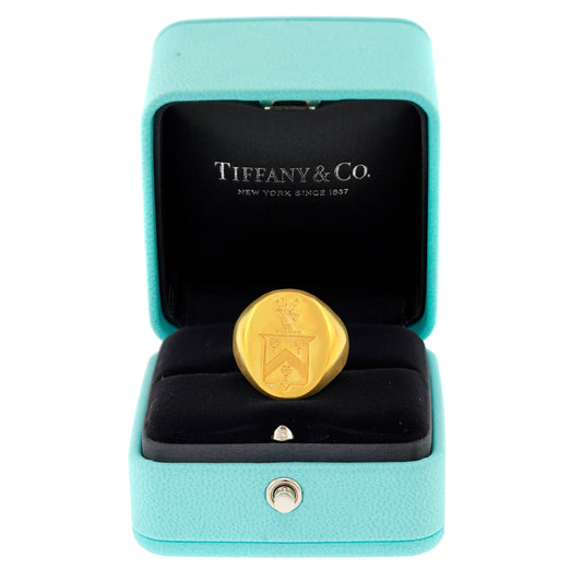 #26184 - Tiffany & Co. Gold Signet Ring