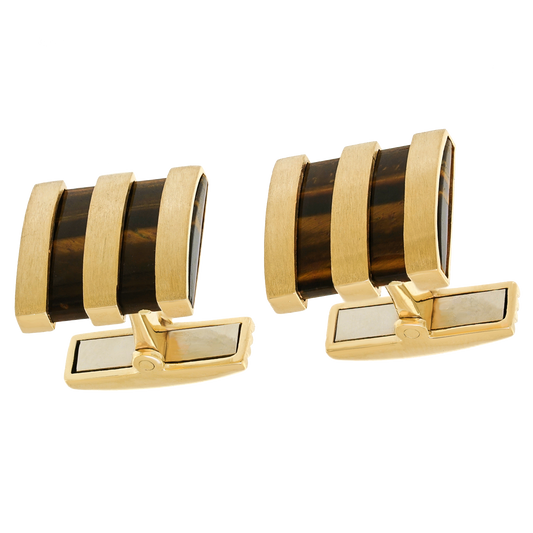 #26524 - Mod Sixties Tigers Eye Cufflinks