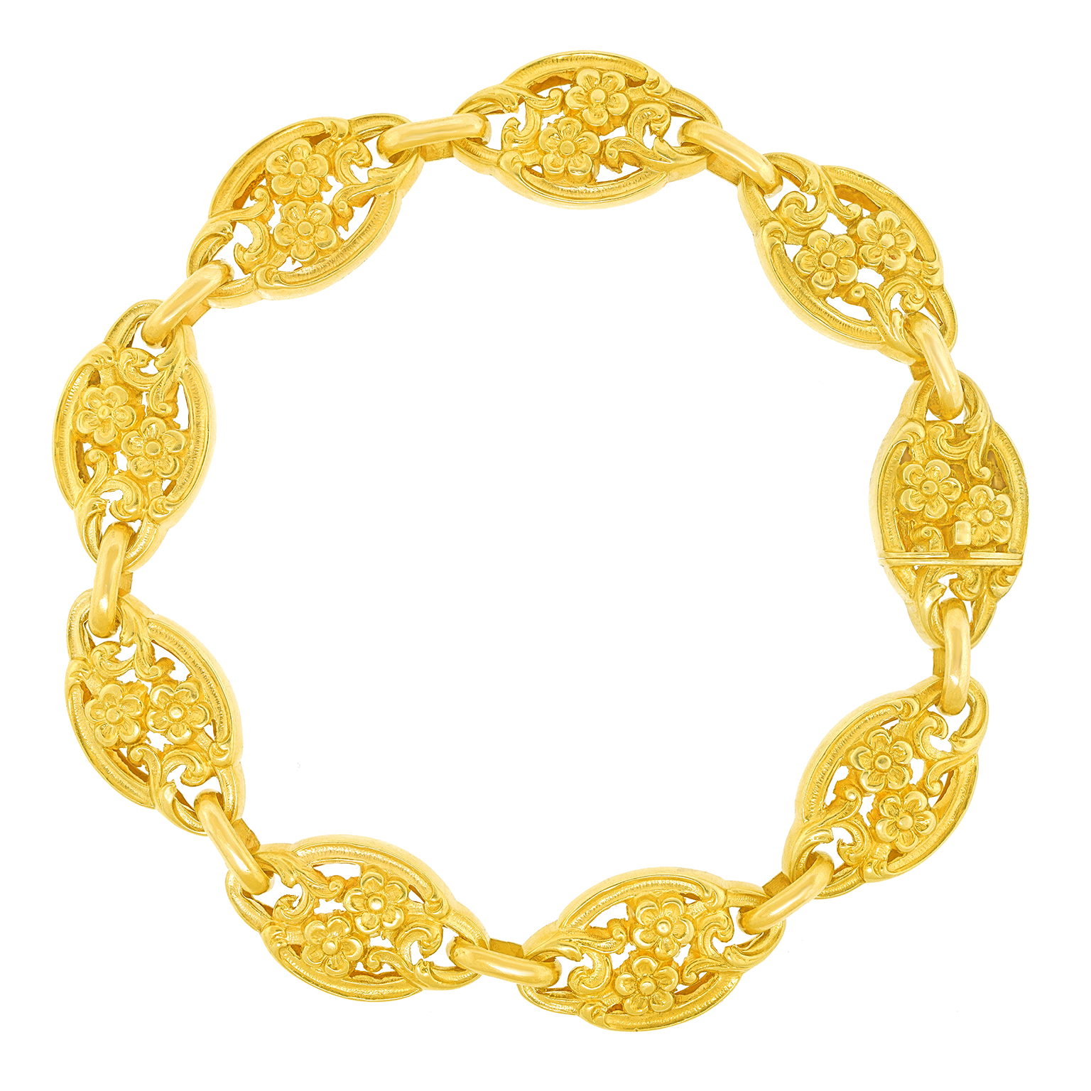 26628 #26628 - French Art Deco Gold Bracelet