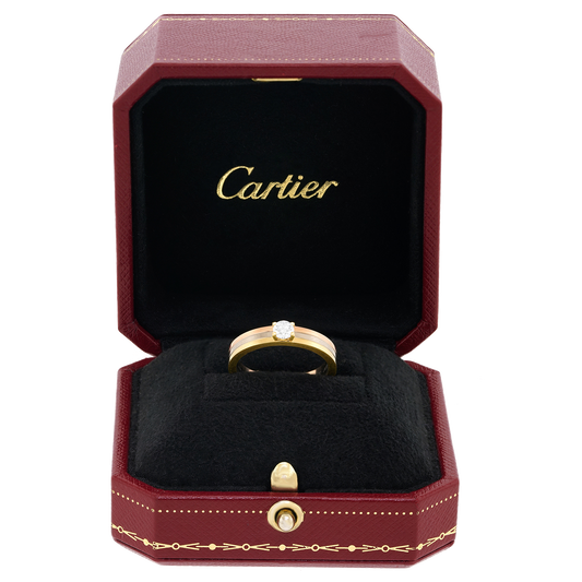 #26630 - Cartier Trinity Motif Diamond Ring