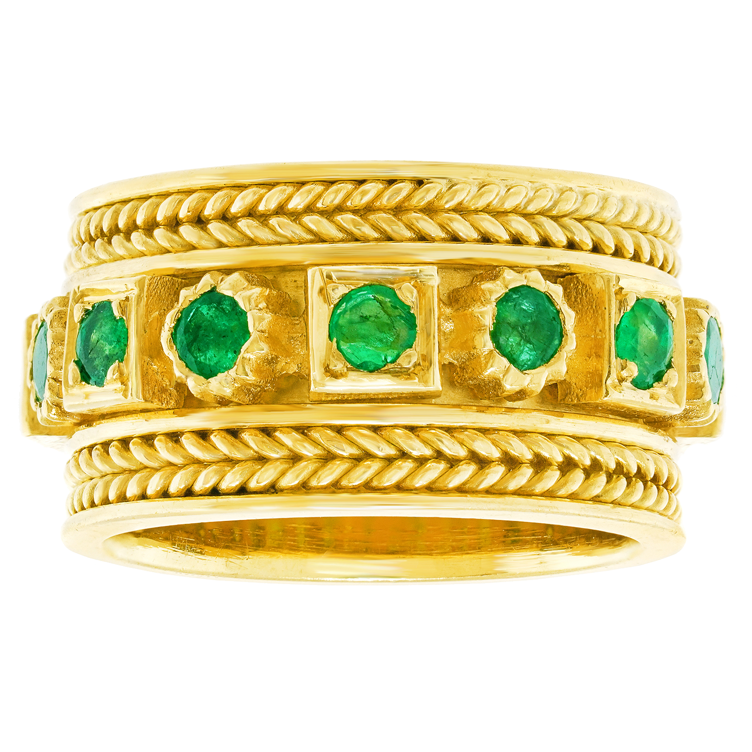 #26670 - Emerald-set Renaissance Revival Ring