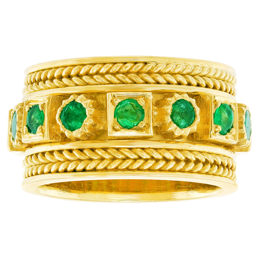 #26670 - Emerald-set Renaissance Revival Ring