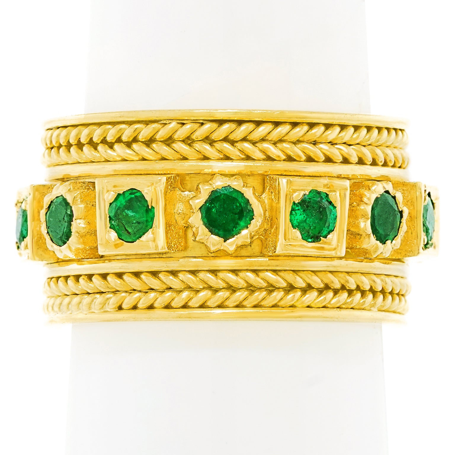#26670 - Emerald-set Renaissance Revival Ring
