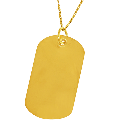 #26686 - 18k Dog Tag