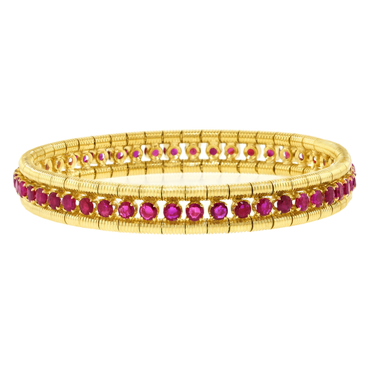 #26712 - Sixties Italian Ruby Bracelet