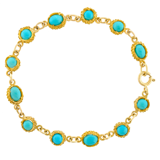 #26725 - Sixties Persian Turquoise Bracelet