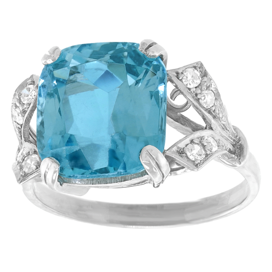 #26748 - Fabulous Fifties Aquamarine Ring