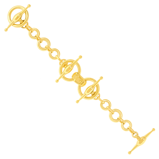 #26768 - Gucci Equestrian Gold Bracelet