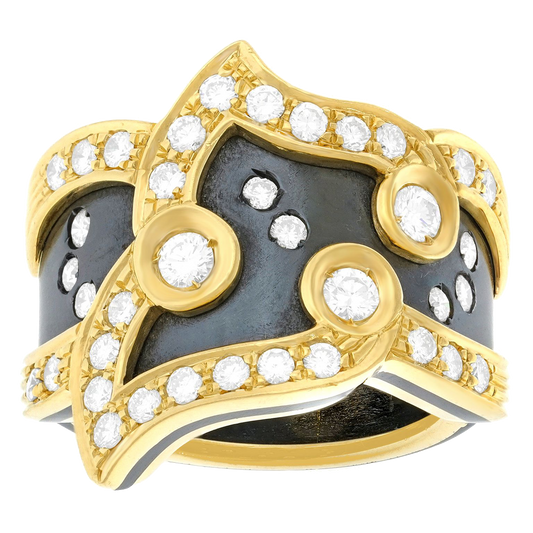 #26796 - Contempo Gold & Steel Ring