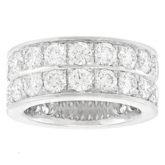 #26823 - Spectacular Double Row Eternity Band