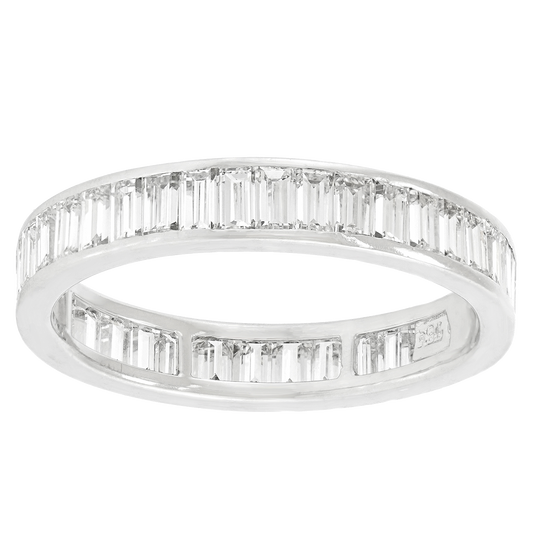 #26824 - Emerald-cut Diamond Eternity band
