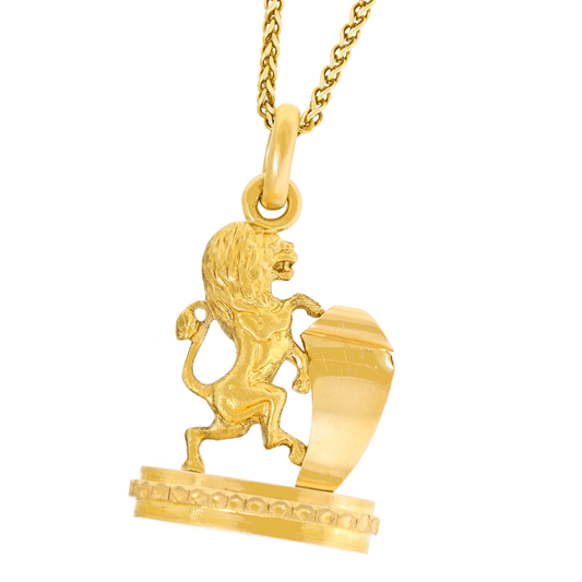 #26846 - Antique French Lion Fob, 18k