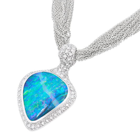 #26855 - Modernist Opal Necklace by Paul Binder