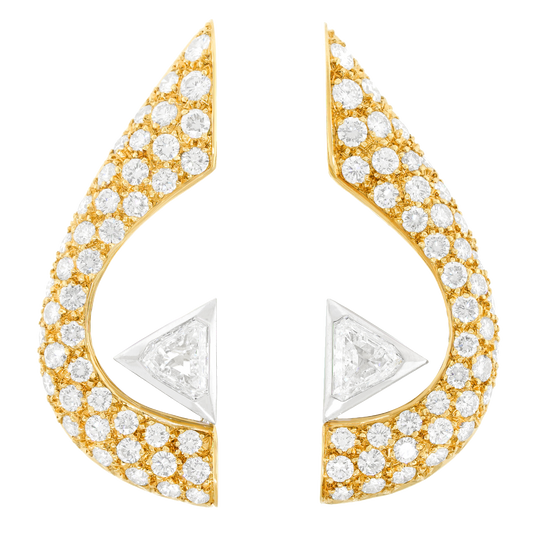 #26857 - Swiss Modern Diamond Earrings