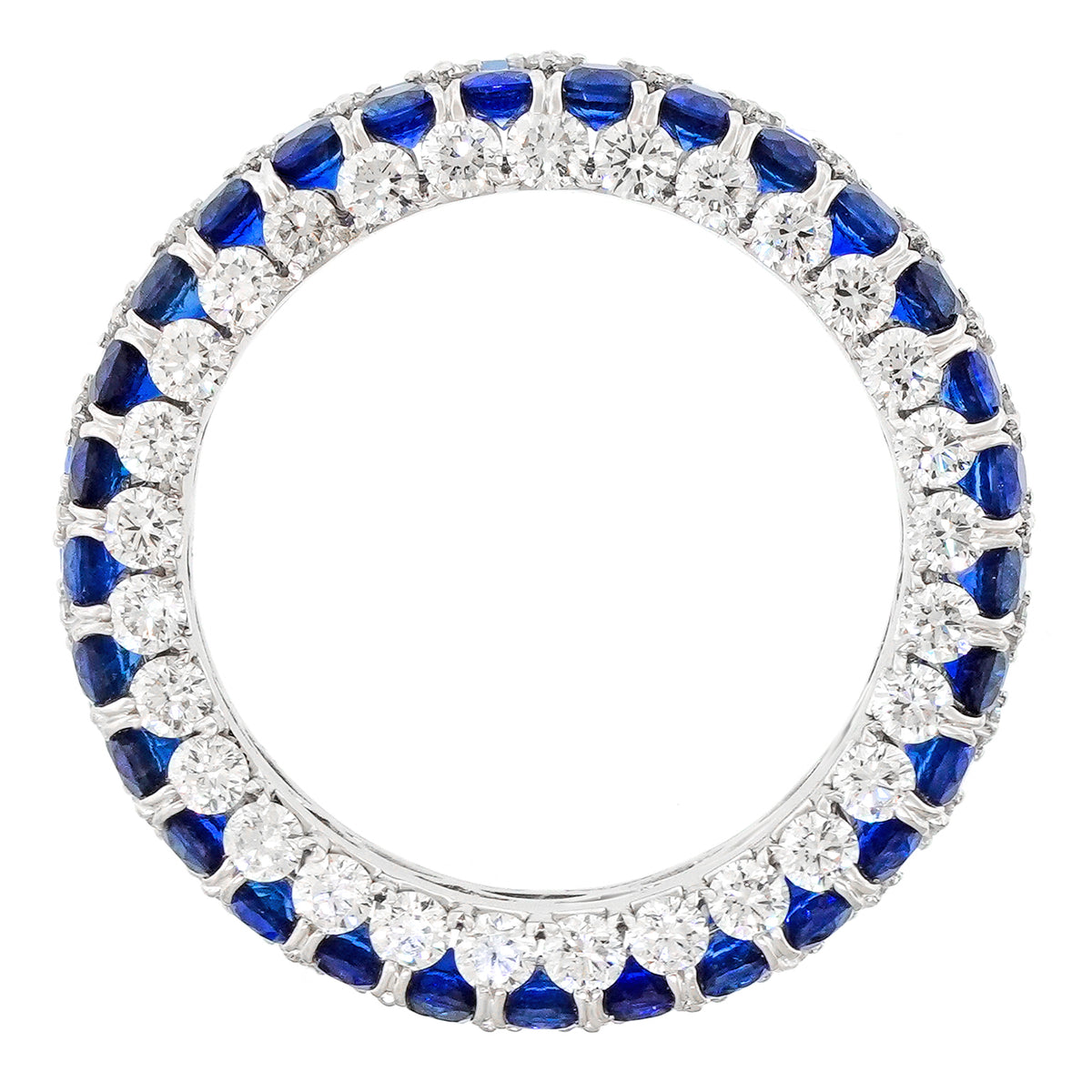 #27020 - Spectacular Sapphire and Diamond Ring