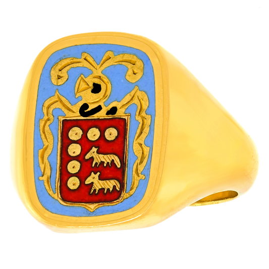 #27093 - Enamel Signet Ring