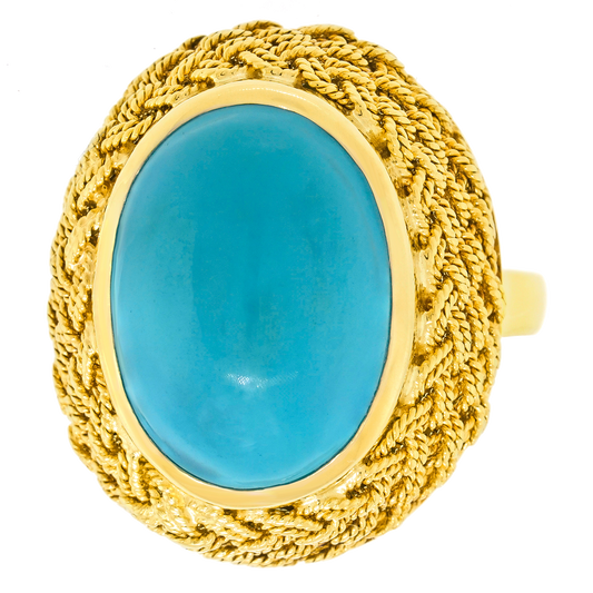 #27094 - Fifties Turquoise Ring