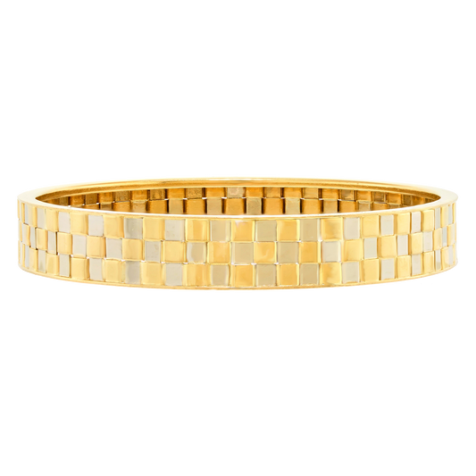 #27128 - 1970s Van Cleef & Arpels Mod Gold Bangle Bracelet