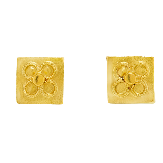 #27234 - Antique Gold Earrings