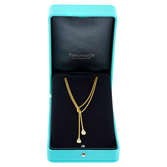 #27238 - Tiffany & Co. Diamond Lariat Necklace