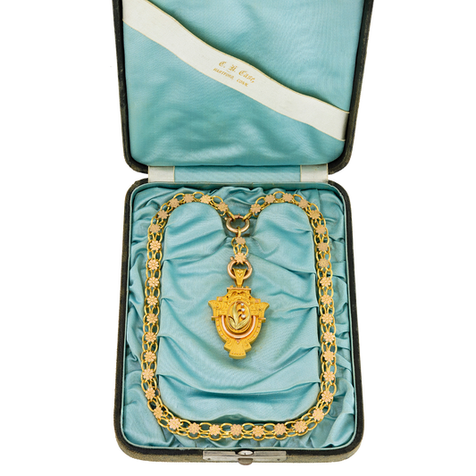 #27252 - Antique Necklace, Original Box c1880s
