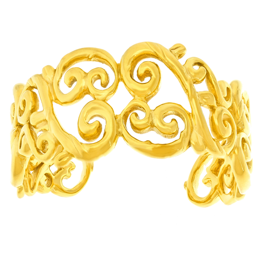 #27315 - Renaissance Motif Gold Bracelet