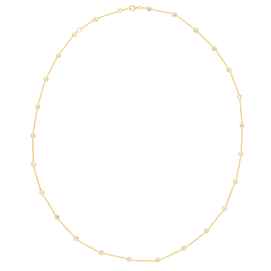 #27337 - 4.50cttw Diamond Station Necklace