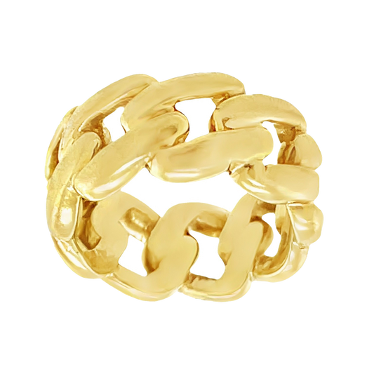 #27390 - Gold Link Ring by Varna