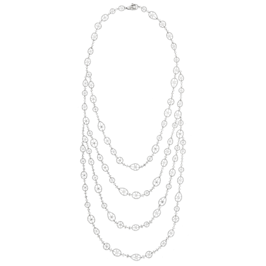 #27400 - Nineties Italian Necklace 30 Carats of Diamonds