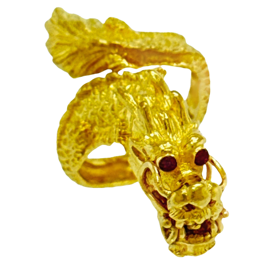 #27461 - 24k Dragon Ring