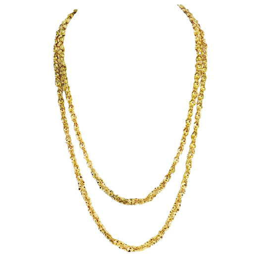 #27467 - Orlandini Hypermodern Gold Necklace