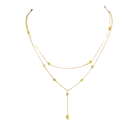 #27512 - Pair of Necklaces with Ball Decorations