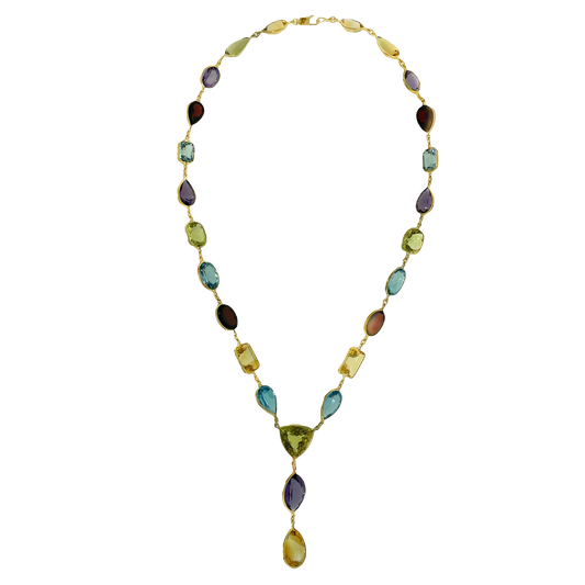 #27520 - Colorful Gemstone Necklace