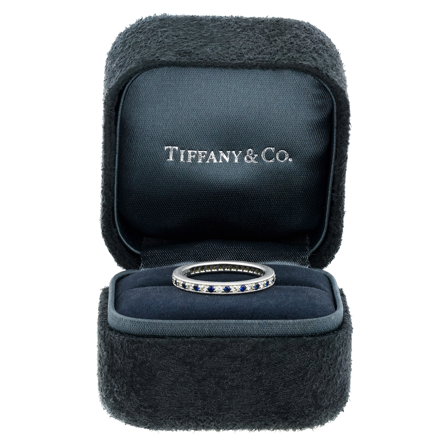 28242 #28242 - Tiffany & Co. Sapphire and Diamond Eternity Ring