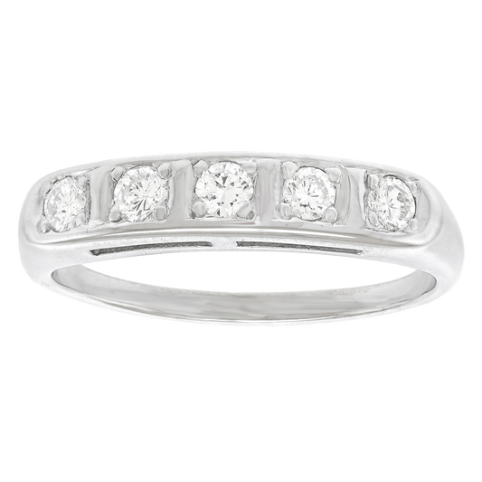 #27602 - Sixties Platinum Diamond Ring