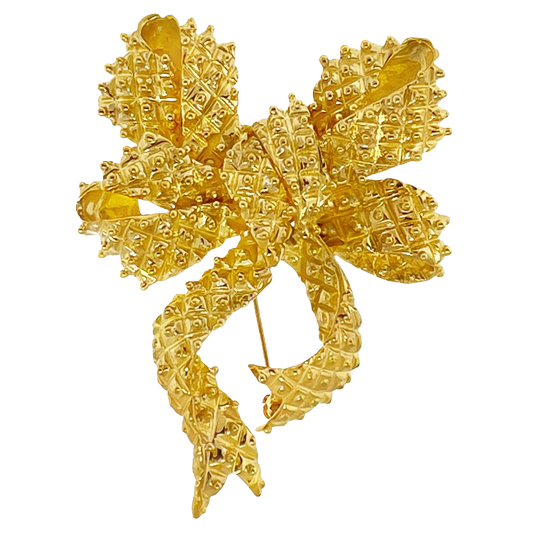 #27606 - Tiffany & Co. Seventies Bow Brooch